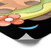 Capy Capybara Floatie Funny Xmas in juli Meisjes K Poster (Hoek)