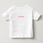 Capy capybara verjaardag kinder shirts (Achterkant)