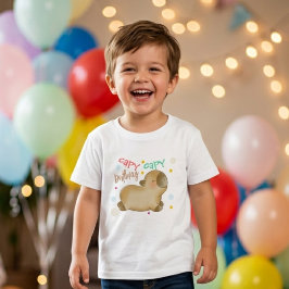 Capy capybara verjaardag kinder shirts