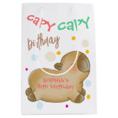 Capy capybara verjaardag medium cadeauzakje (Voorkant)
