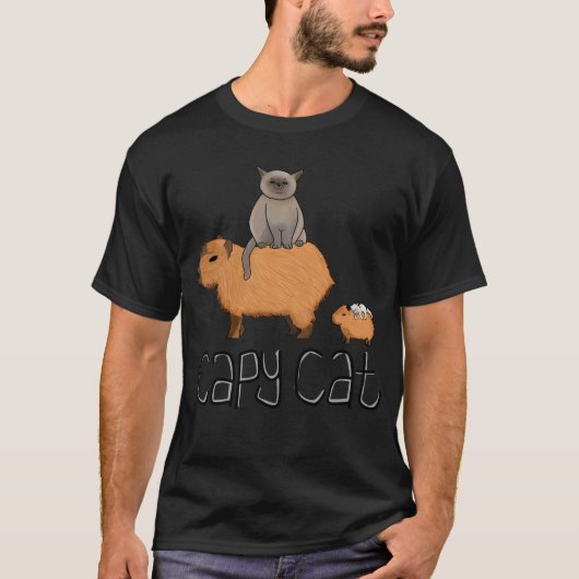 Capy Cat T-shirt (Voorkant)