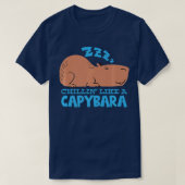 Capy Chillin like a Capybara Pajama Capybara 1 T-shirt (Design voorkant)