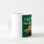 Capy Feestdagen Capybara Christmas Koffiemok (Voorkant links)