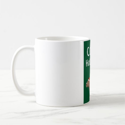 Capy Feestdagen Capybara Christmas Koffiemok (Links)