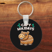 Capy Feestdagen Christmas Baking Gingerbread Cooki Sleutelhanger (Voorkant)