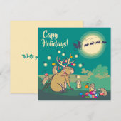 Capy Feestdagen! Feestdagenkaart (Voorkant / Achterkant)
