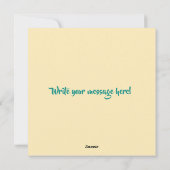 Capy Feestdagen! Feestdagenkaart (Achterkant)