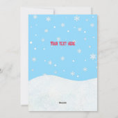 Capy Feestdagen Grappig Schattig Capybara Pun Flat Feestdagenkaart (Achterkant)