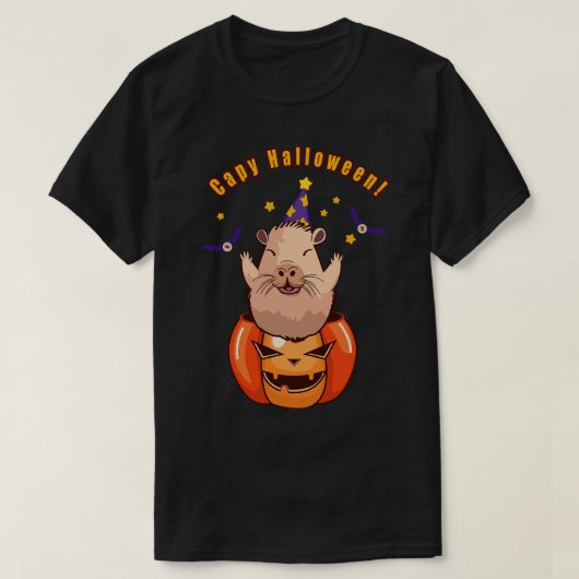 Capy Halloween T-shirt (Design voorkant)