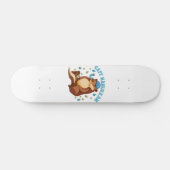 Capy Hanukkah Funny Jewish Capybara Hanukkah Gift Persoonlijk Skateboard (Horizontaal)