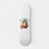 Capy Hanukkah Funny Jewish Capybara Hanukkah Gift Persoonlijk Skateboard (Voorkant)
