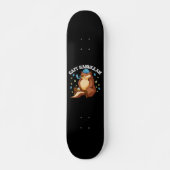 Capy Hanukkah Funny Jewish Capybara Hanukkah Gift Persoonlijk Skateboard (Voorkant)