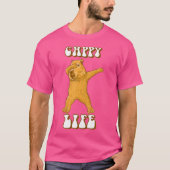 Capy Life De grappige en vrolijke Capibara T-shirt (Voorkant)