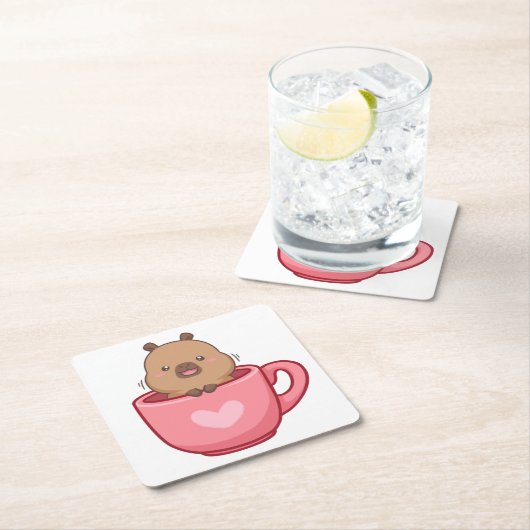 Capy Love Paper Onderzetter (Insitu)