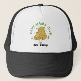 Capy Mama Club Schattige Capybara Moeder en Baby R Trucker Pet