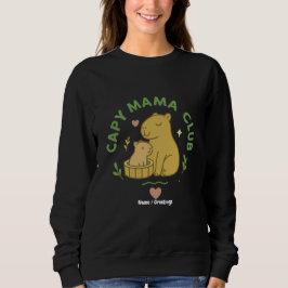 Capy Mama Club Schattige Capybara Moeder en Baby R Trui