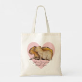 Capy Moederdag Cute Capybara Baby & mam Custom Tote Bag (Achterkant)