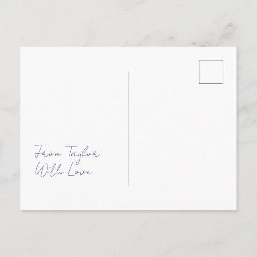 Capy New Year Cute Waterverf Capybara Baby & mama Briefkaart (Achterkant)