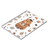 Capy-Paris: A Cozy Sip of Calm Notitieboek (Linkerzijde)