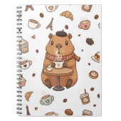 Capy-Paris: A Cozy Sip of Calm Notitieboek (Voorkant)