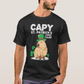 Capy St Patrick's Day Capybaras Capybara   1 T-shirt (Voorkant)