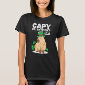 Capy St Patrick's Day Capybaras Capybara   1 T-shirt (Voorkant)