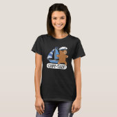 Capy Tain knaagdier Capybara's T-shirt (Voorkant volledig)