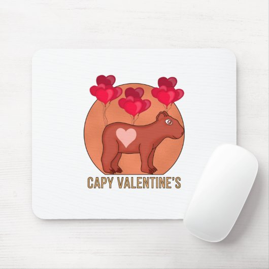 Capy Valentijns Muismat (Met muis)