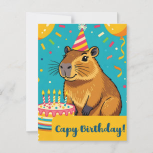 Capy Verjaardag Briefkaart