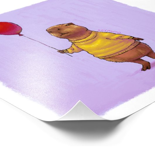 Capyballon Foto Afdruk (Hoek)