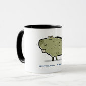 capybara (aanpasbare tekst) mok (Voorkant links)