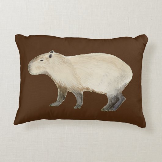 Capybara Accent Kussen (Achterkant)