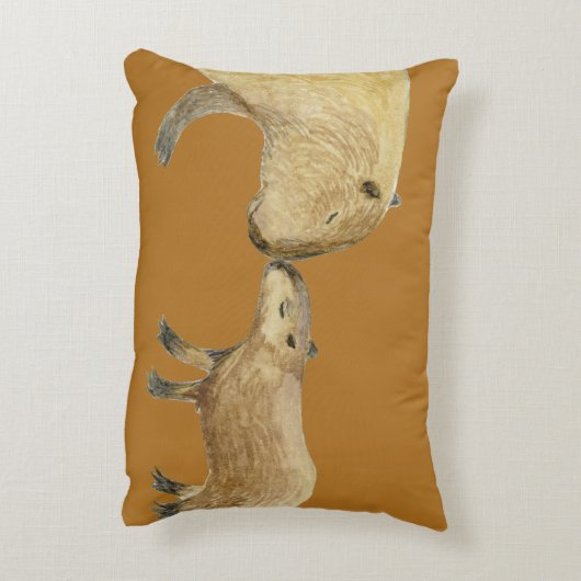 Capybara Accent Kussen (Achterkant (Verticaal))