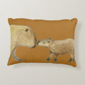 Capybara Accent Kussen (Achterkant)