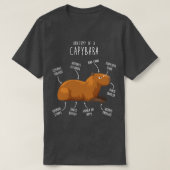 Capybara Anatomie 5 T-shirt (Design voorkant)