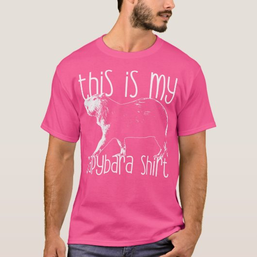 Capybara Animal Dit is mijn capibara T-shirt (Voorkant)