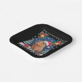 Capybara Animal Lover Xmas Gift Ugly Capybara  Papieren Bordje (Gebogen)