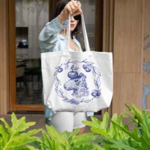 Capybara Animal met appels Tote Bag