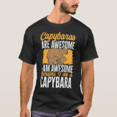 Capybara Animals Pet Capybaras zijn Geweldige 1 T-shirt (Voorkant)