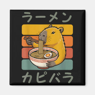 Capybara Anime Grafische Ramen Kawaii Japanse Vint Magneet