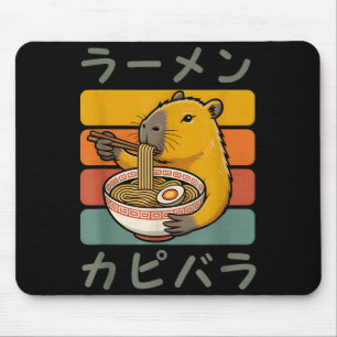 Capybara Anime Grafische Ramen Kawaii Japanse Vint Muismat