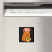 Capybara Anime Ramen Axolotl Funny Graphic Kawaii  Magneet (Insitu (Vaatwasser))