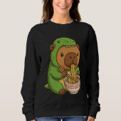 Capybara Anime Rament T-REX Funny Graphic Kawaii C Trui (Voorkant)