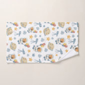 Capybara Astronaut Patroon Badhanddoek Set Bad Handdoek (Handdoek)