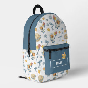 Capybara Astronaut Patroon Gedrukte Rugzak