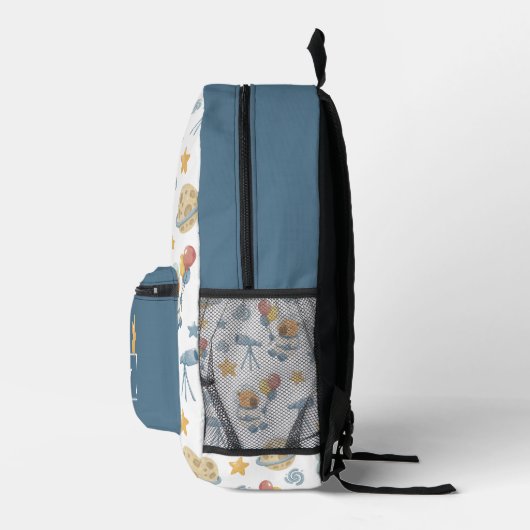 Capybara Astronaut Patroon Gedrukte Rugzak (Rechts)