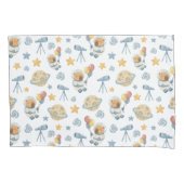 Capybara Astronaut Pattern Kussensloop (Voorkant)