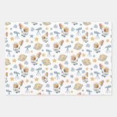 Capybara Astronaut Pattern - Papieren vellen verpa (Voorkant 3)