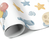 Capybara Astronaut Pattern - Papierrol inpakken Cadeaupapier (Rol Hoek)