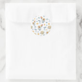 Capybara Astronaut Pattern Sticker (Tas)